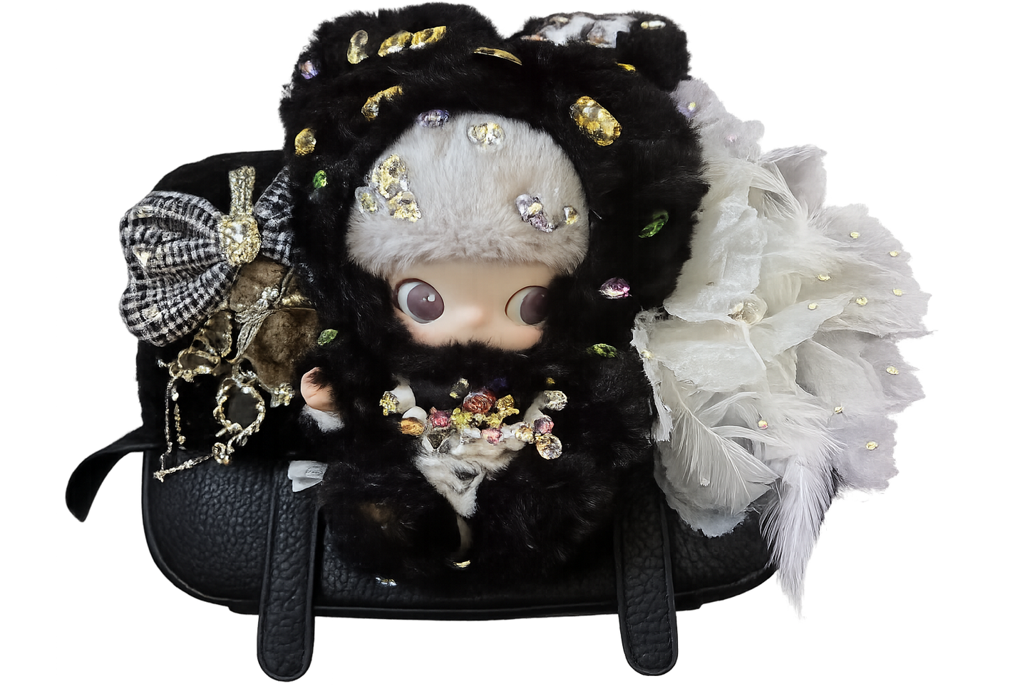 Dimoo bling bunny crossbody bag