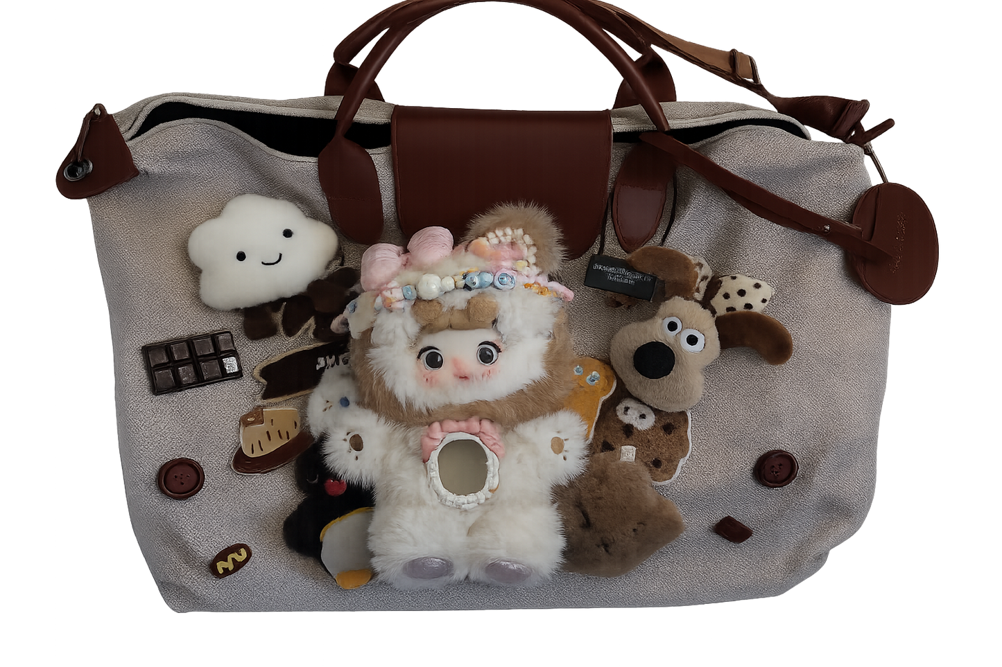 Nommi Milk Biscuit Travel Bag